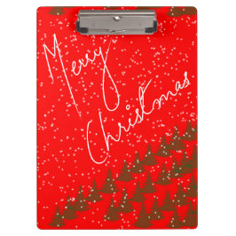 Carpeta De Pinza Navidad Alegre Dibujada a Mano