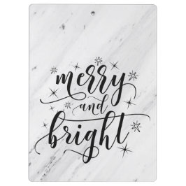 Carpeta De Pinza Navidad de mármol personalizable