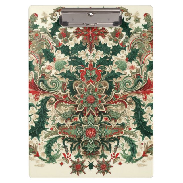 Carpeta De Pinza Navidad victoriana/clásica/vintage (Anverso)