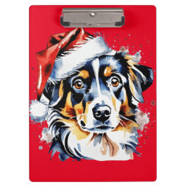 Carpeta De Pinza Navidades adorables cachorros