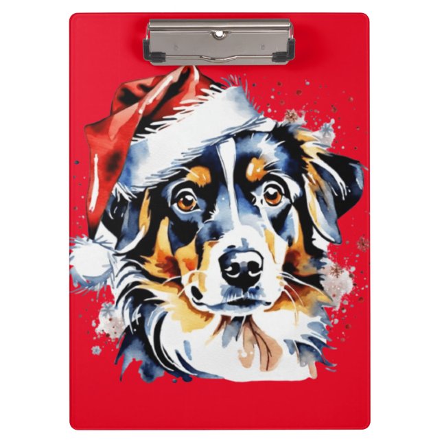 Carpeta De Pinza Navidades adorables cachorros (Anverso)