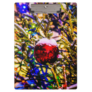 Carpeta De Pinza Navidades Ball Red
