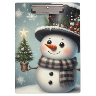 Carpeta De Pinza Navidades caprichosos y llenos de nieve en inviern