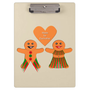 Carpeta De Pinza Navidades Cuidados Gingerbread Pareja
