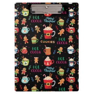 Carpeta De Pinza Navidades de cacao caliente, galletas jengibre