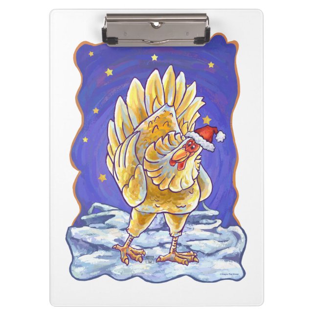 Carpeta De Pinza Navidades de pollo (Anverso)