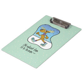 Carpeta De Pinza Navidades de renos en ejercicio