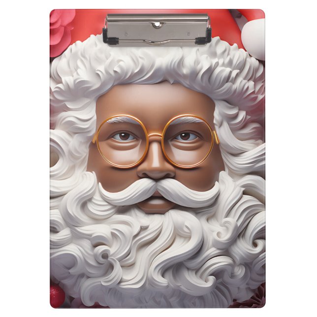 Carpeta De Pinza Navidades del Black Santa Melanin King Bruh Saint  (Anverso)