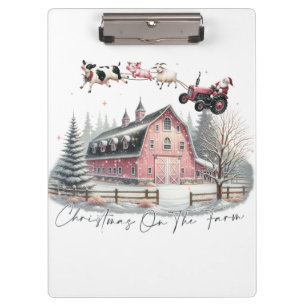 Carpeta De Pinza Navidades en la granja, Feliz Navidad