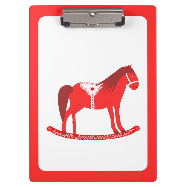 Carpeta De Pinza Navidades escandinavos rodando caballo (Anverso)