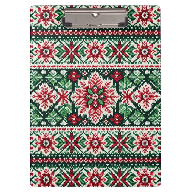 Carpeta De Pinza Navidades/Feria de invierno isla roja y verde (Anverso)