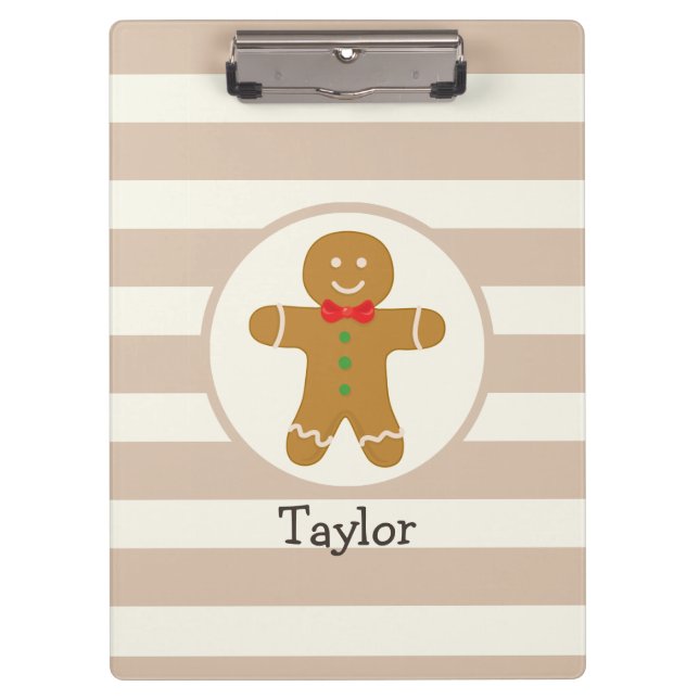 Carpeta De Pinza Navidades Gingerbread Man (Anverso)
