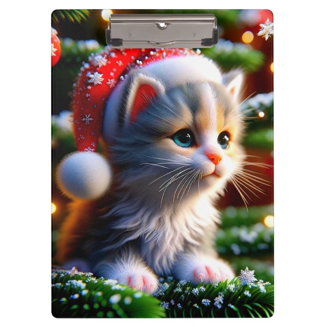 Carpeta De Pinza Navidades Kitten (Anverso)