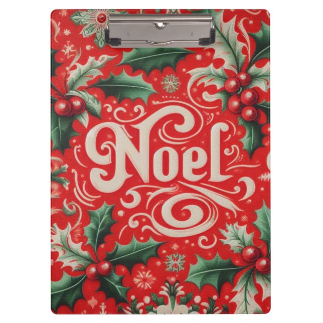 Carpeta De Pinza Navidades Noel Red & Green (Anverso)