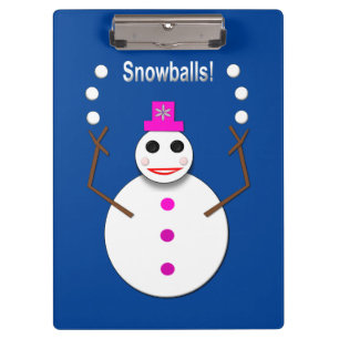 Carpeta De Pinza Navidades Snowlady Juggys Nieves Graciosa