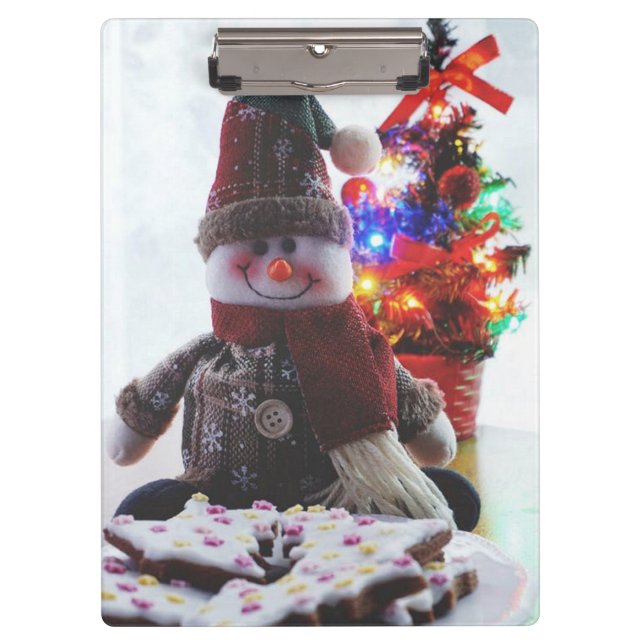 CARPETA DE PINZA NAVIDADES SNOWMAN (Anverso)