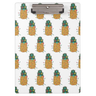 Carpeta De Pinza Navidades tropicales piña