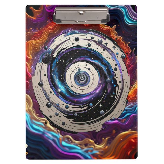 Carpeta De Pinza Nebulosa Luminosa (Anverso)