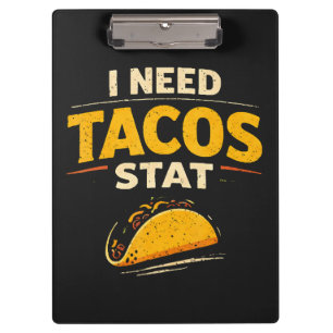 Carpeta De Pinza Necesito Tacos Ya