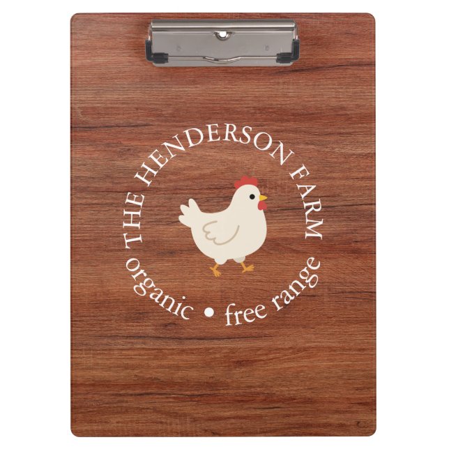 Carpeta De Pinza Negocio de Casa de Campo Rústica Moderna (Anverso)