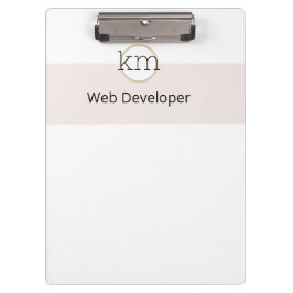 Carpeta De Pinza negocio estético rosa