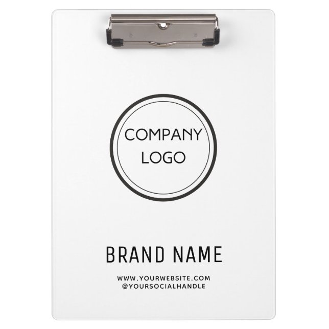 Carpeta De Pinza Negocio personalizado profesional (Anverso)