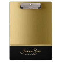 Negro Y Dorado Elegante