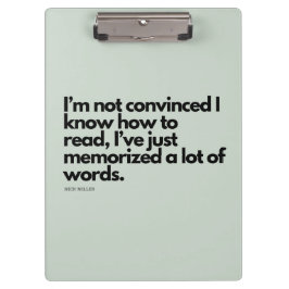 Carpeta De Pinza Nick Miller Quote