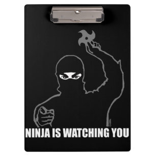 Carpeta De Pinza Ninja le está mirando