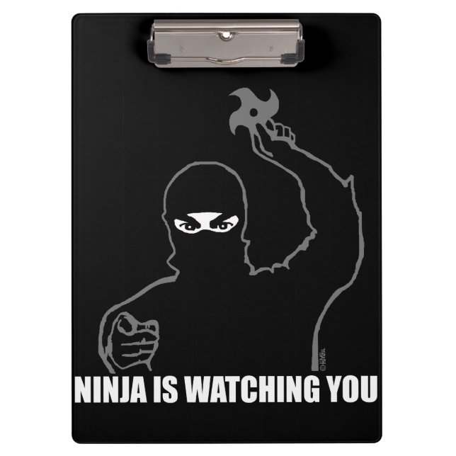 Carpeta De Pinza Ninja le está mirando (Anverso)