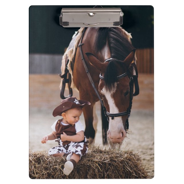 Carpeta De Pinza Niño y caballo (Anverso)