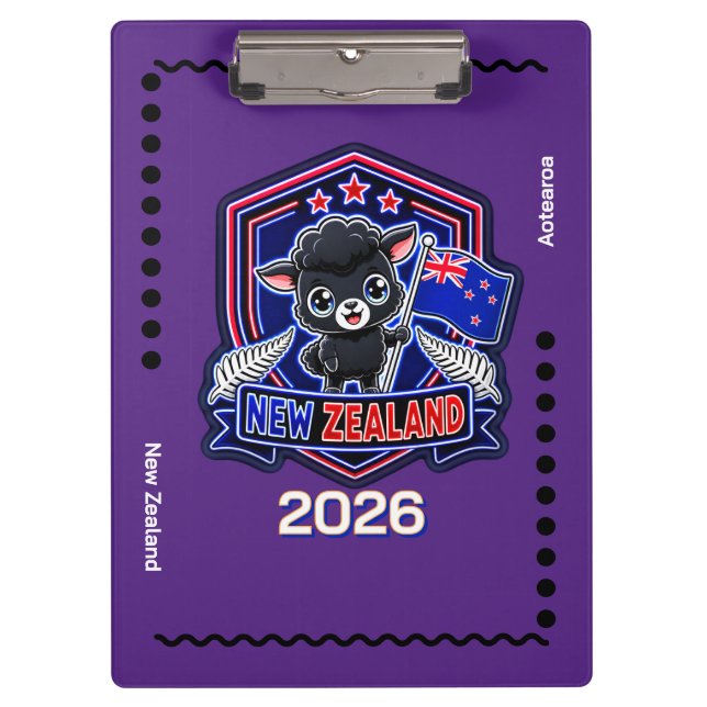 Carpeta De Pinza Niños de Nueva Zelanda (Anverso)