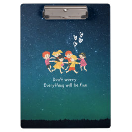 Carpeta De Pinza Niños felices