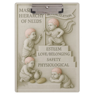 Carpeta De Pinza Niños Querubines en la Jerarquía de Necesidades de