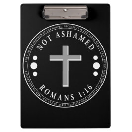 Carpeta De Pinza No avergonzado del verso cristiano gospel