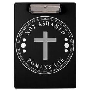 Carpeta De Pinza No avergonzado del verso cristiano gospel