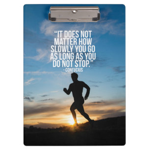 Carpeta De Pinza NO DETENGAS. Motivación de entrenamiento de marató