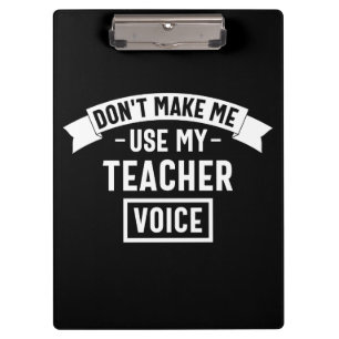 Carpeta De Pinza no me obliguen a usar mi voz de profesor