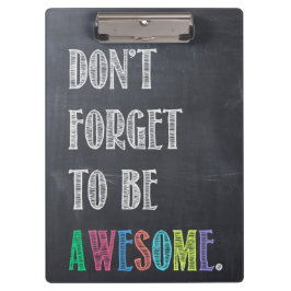 Carpeta De Pinza No olvide ser tablero impresionante