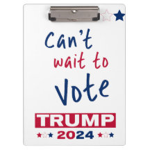 No puedo esperar para votar TRUMP 2024