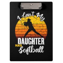 No Puedo Mi Hija Tiene Softbol Regalo de Mamá Orgu