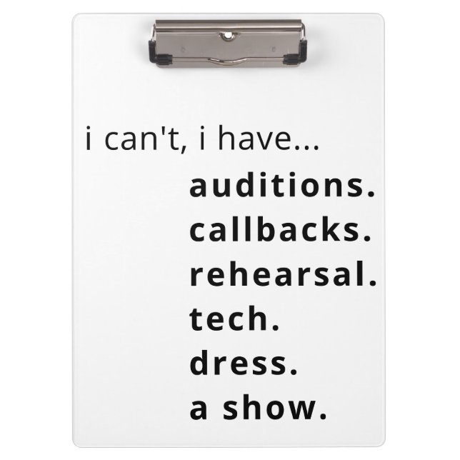 Carpeta De Pinza No puedo, tengo... el portapapeles. (Anverso)