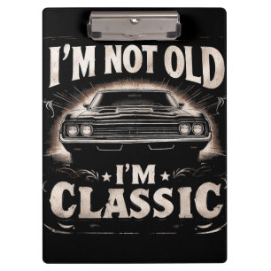 Carpeta De Pinza No soy viejo Soy el clásico Retro Vintage Funny Ca