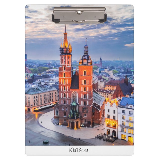 Carpeta De Pinza Noche de Cracovia en Polonia (Anverso)