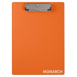 Carpeta De Pinza Nombre de color de la naranja de mariposa monarca