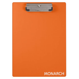 Carpeta De Pinza Nombre de color de la naranja de mariposa monarca