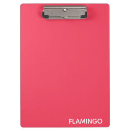 Carpeta De Pinza Nombre de color rosa flamenco