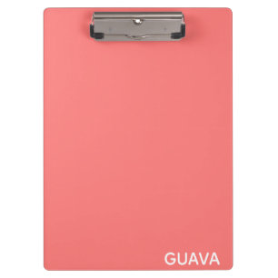 Carpeta De Pinza Nombre de color rosa guayaba