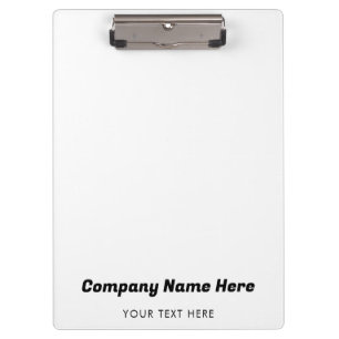 Carpeta De Pinza Nombre de logotipo comercial Empresa promocional