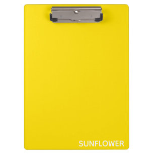 Carpeta De Pinza Nombre del color amarillo del girasol